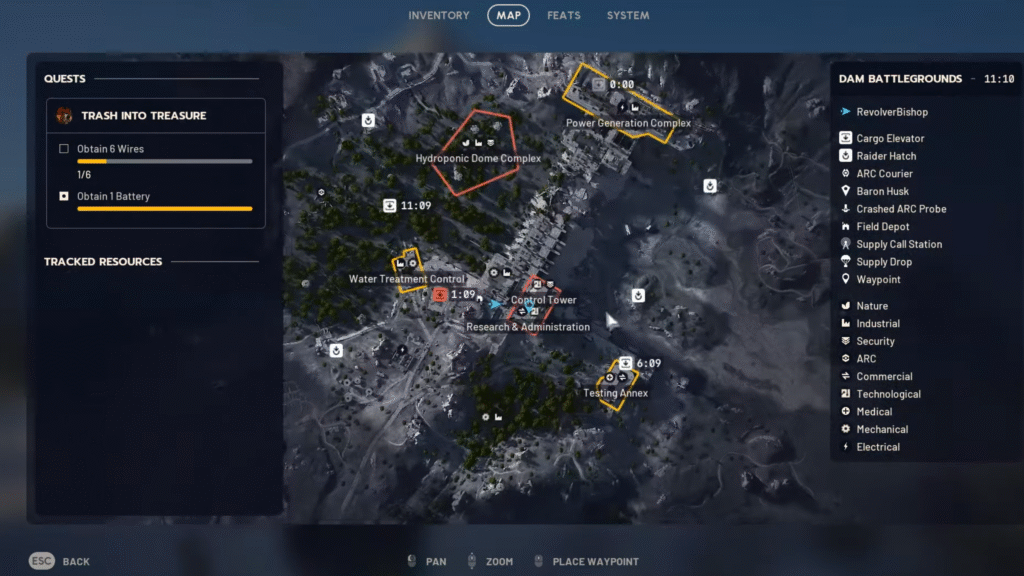 where to find the Dam Surveillance Key in ARC Raiders