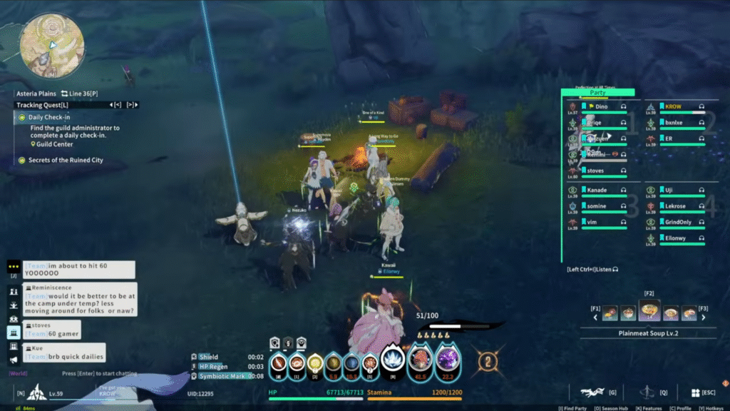 Join Party to Farm Void in Blue Protocol: Star Resonance