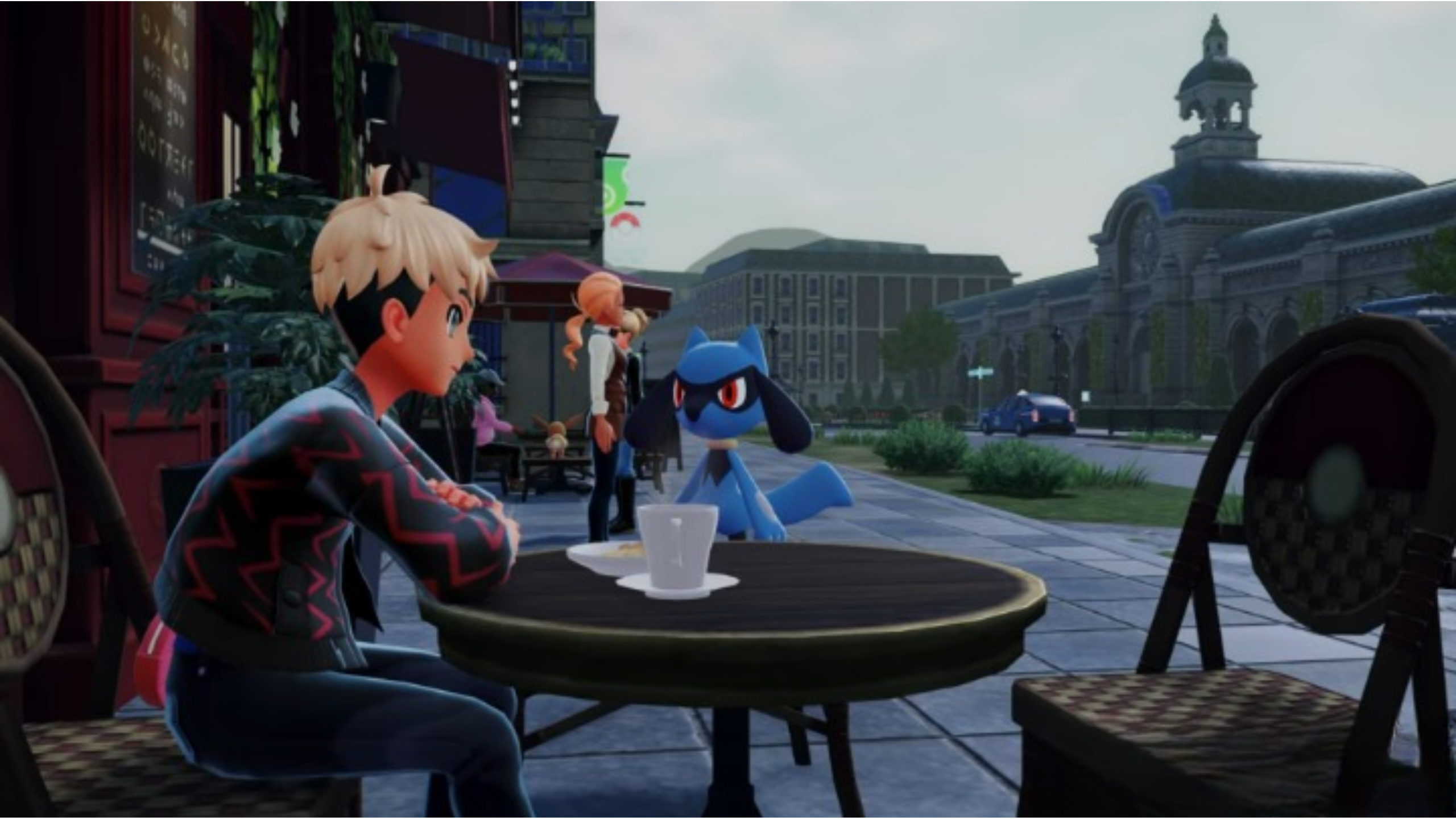 Increasing friendship with Riolu in Pokémon Legends Z-A cafes