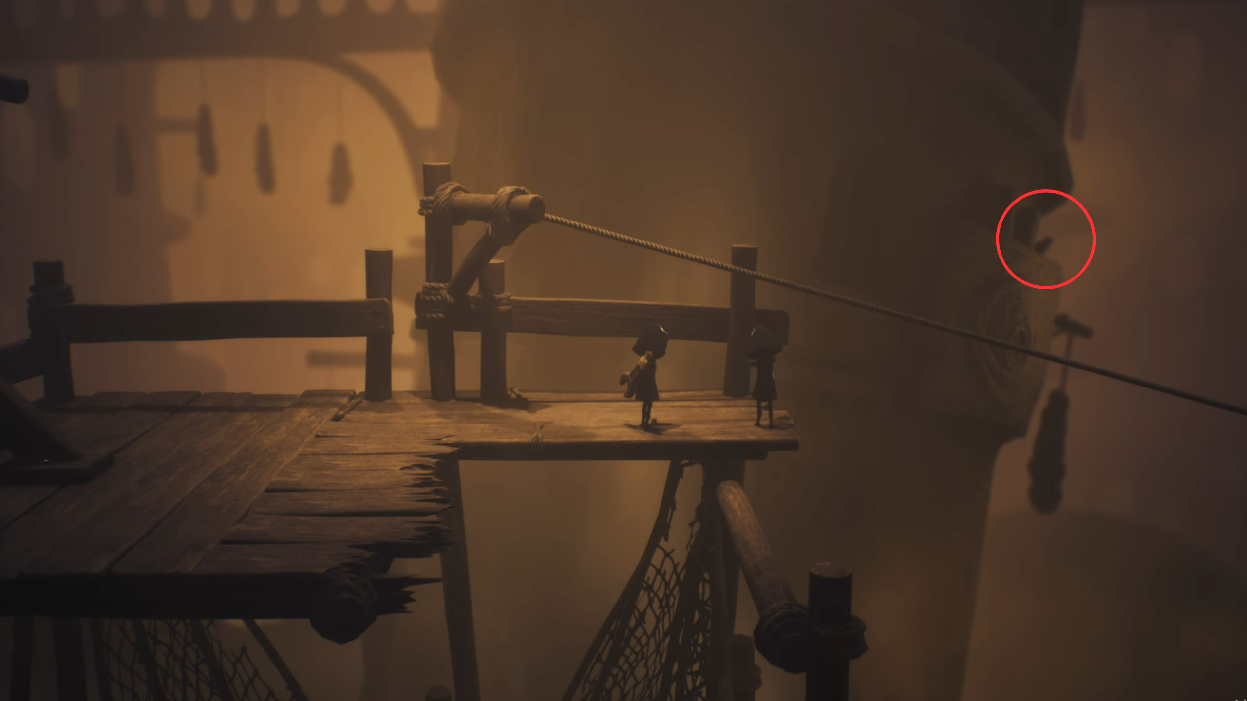 sixth crow location in Necropolis chapter of Little Nightmares 3