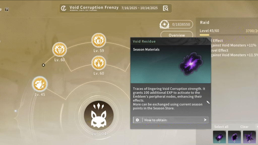 Void Residue Farming in Blue Protocol Star Resonance